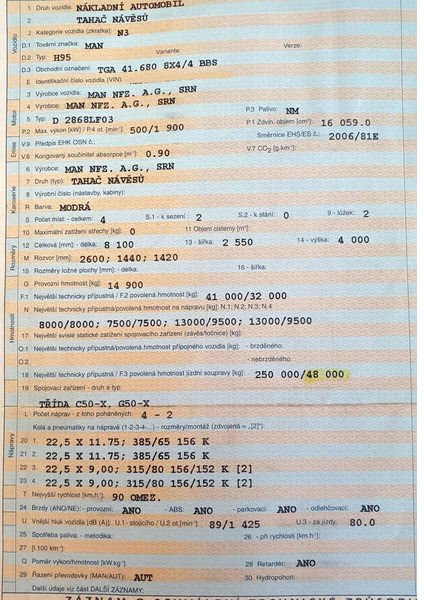 MAN 8x4 hydr. 250t TGA 41.680 BBS (8V) - Nyergesvontató: 5 kép. MAN 8x4 hydr. 250t TGA 41.680 BBS (8V) - Nyergesvontató: 5 kép.