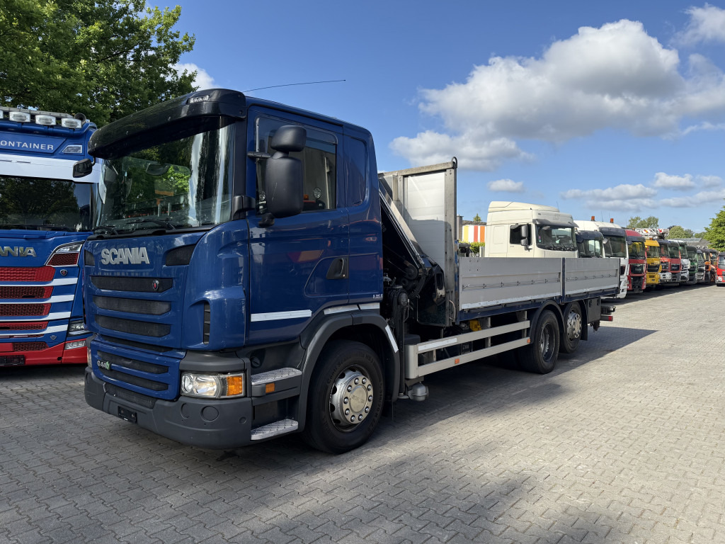 Scania G440 6X2*4 HIAB 166 bis 16.50 Meter - Platós teherautó, Darus autó: 1 kép. Scania G440 6X2*4 HIAB 166 bis 16.50 Meter - Platós teherautó, Darus autó: 1 kép.