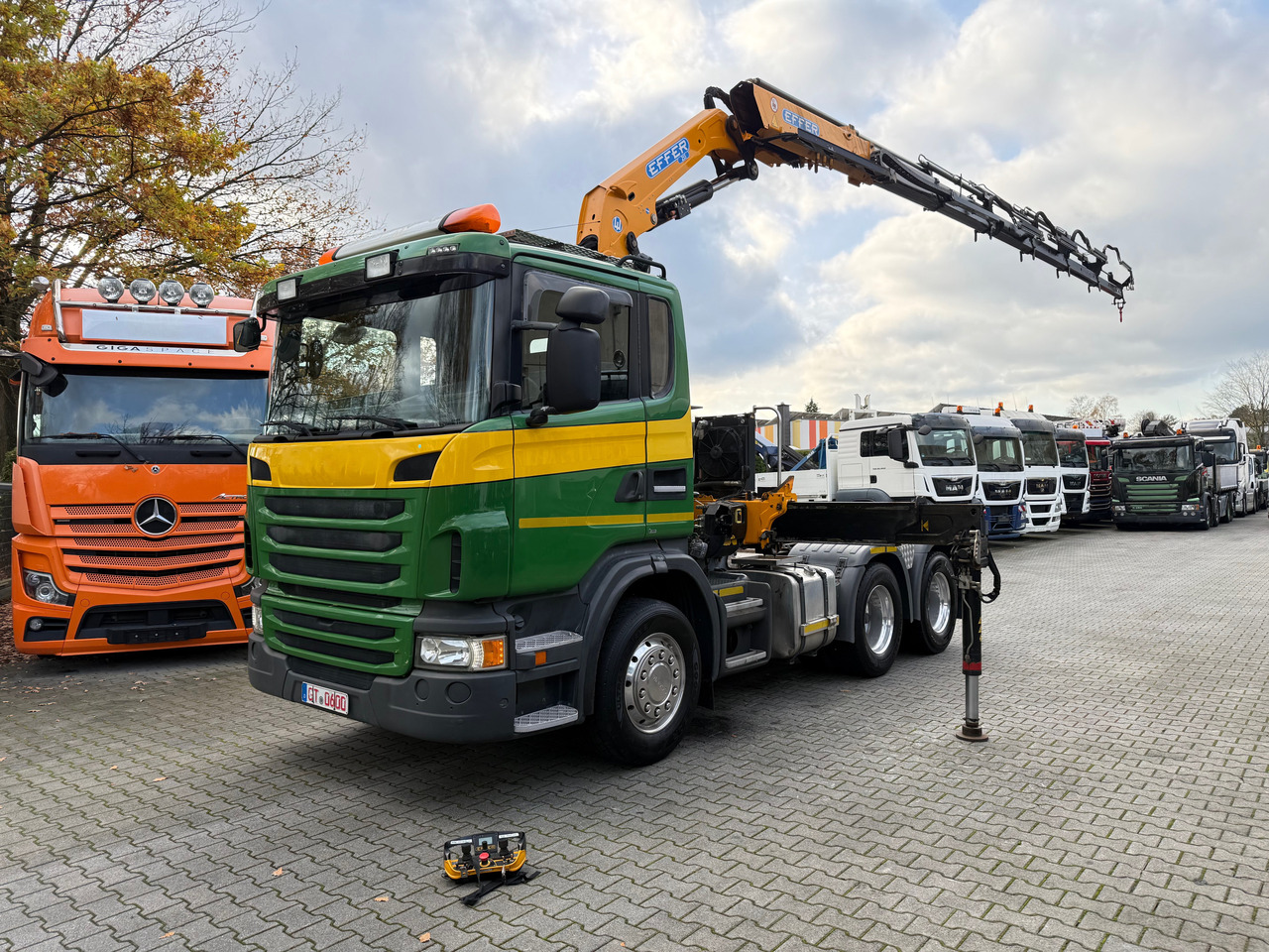 Scania G480 6X4 Kran Effer 255 6S bis 20.5 Meter - Darus autó, Nyergesvontató: 1 kép. Scania G480 6X4 Kran Effer 255 6S bis 20.5 Meter - Darus autó, Nyergesvontató: 1 kép.