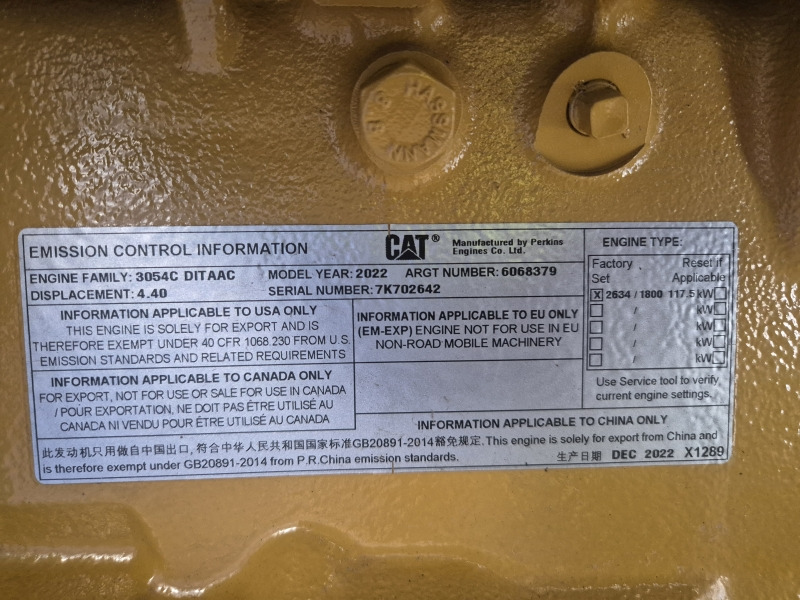 Caterpillar 3054C DITAAC Engine + Radiator - Motor - Ipari gép: 2 kép. Caterpillar 3054C DITAAC Engine + Radiator - Motor - Ipari gép: 2 kép.
