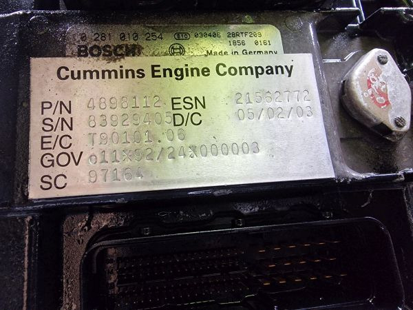 DAF 6ISB E3 5.9 Daf Spec CE162C with PTO on bellhousing Engine (Truck) - Motor - Teherautó: 2 kép. DAF 6ISB E3 5.9 Daf Spec CE162C with PTO on bellhousing Engine (Truck) - Motor - Teherautó: 2 kép.