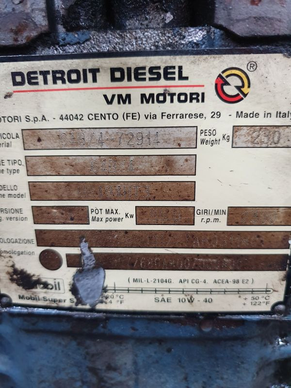 Detroit Diesel 64B/4 - Motor - Építőipari gépek: 1 kép. Detroit Diesel 64B/4 - Motor - Építőipari gépek: 1 kép.