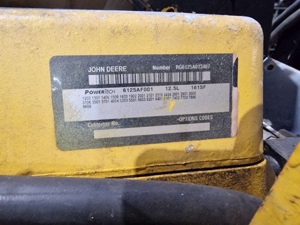 John Deere 6125AF001 Engine (Industrial) - Motor - Ipari gép: 2 kép. John Deere 6125AF001 Engine (Industrial) - Motor - Ipari gép: 2 kép.