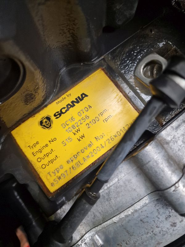 Scania TEREX TR60 DC16 070A Engine (Plant) - Motor - Építőipari gépek: 2 kép. Scania TEREX TR60 DC16 070A Engine (Plant) - Motor - Építőipari gépek: 2 kép.