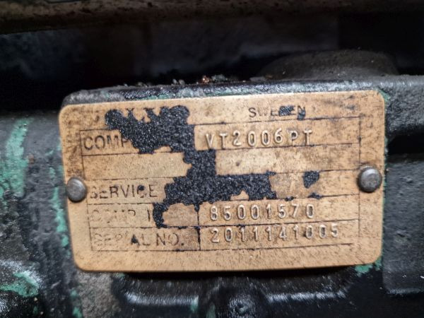 Volvo VT2006PT Gearbox - Sebességváltó: 2 kép. Volvo VT2006PT Gearbox - Sebességváltó: 2 kép.