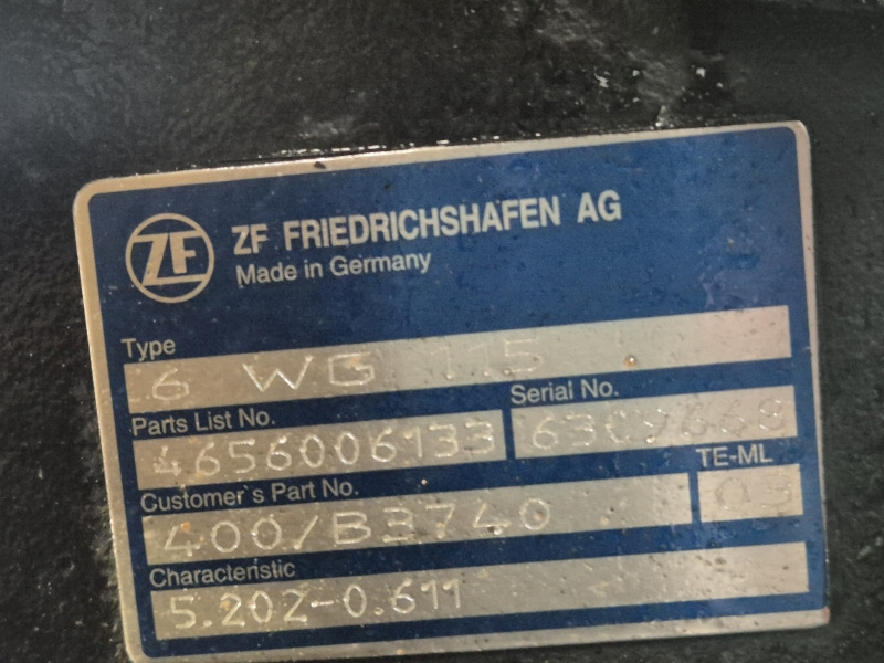 ZF Industrial JCB 6WG115 400/B3740 Gearbox New (Plant) - Sebességváltó - Építőipari gépek: 2 kép. ZF Industrial JCB 6WG115 400/B3740 Gearbox New (Plant) - Sebességváltó - Építőipari gépek: 2 kép.