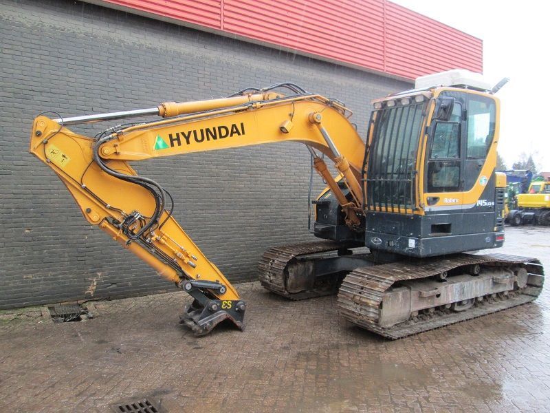 Hyundai Robex 145LCR-9S - Lánctalpas kotró: 2 kép. Hyundai Robex 145LCR-9S - Lánctalpas kotró: 2 kép.