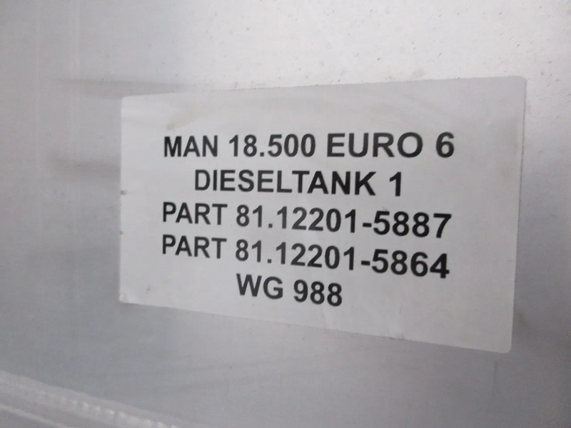 MAN 81.12201-5887 // 81.12201-5864 // 580 LITER 1 TANK MAN 18.500 EURO 6 - Üzemanyag tartály - Teherautó: 5 kép. MAN 81.12201-5887 // 81.12201-5864 // 580 LITER 1 TANK MAN 18.500 EURO 6 - Üzemanyag tartály - Teherautó: 5 kép.