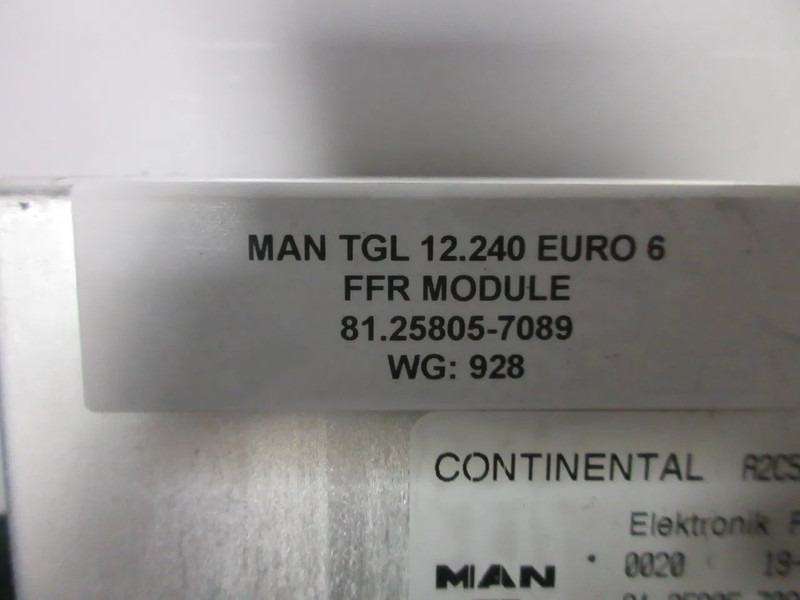 MAN 81.25805-7089 FFR MODULEN MAN EURO TGL TGM EURO 5 - Elektromos rendszer - Teherautó: 5 kép. MAN 81.25805-7089 FFR MODULEN MAN EURO TGL TGM EURO 5 - Elektromos rendszer - Teherautó: 5 kép.