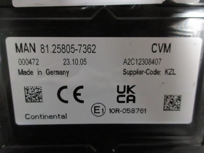 MAN 81.25805-7362 CVM MODULEN MAN TGM EURO 6 MODEL 2024 - Elektromos rendszer - Teherautó: 3 kép. MAN 81.25805-7362 CVM MODULEN MAN TGM EURO 6 MODEL 2024 - Elektromos rendszer - Teherautó: 3 kép.