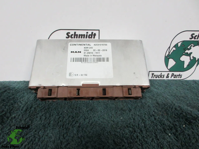 MAN 81.25816-7011 KSM MODULE EURO 6 MAN TGX TGS TGM EURO 6 - Elektromos rendszer - Teherautó: 1 kép. MAN 81.25816-7011 KSM MODULE EURO 6 MAN TGX TGS TGM EURO 6 - Elektromos rendszer - Teherautó: 1 kép.