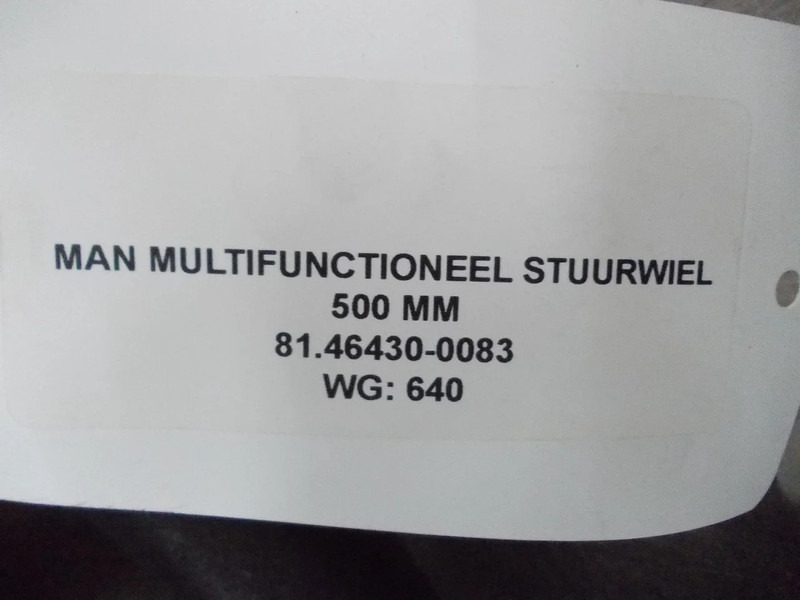 MAN 81.46430-0083 MULTIFUNCTIONEEL STUURWIEL 500MM - Kormánykerék - Teherautó: 3 kép. MAN 81.46430-0083 MULTIFUNCTIONEEL STUURWIEL 500MM - Kormánykerék - Teherautó: 3 kép.