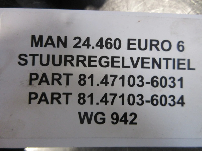 Kormányzás - Teherautó MAN 81.47103-6031//82.47103-6034 STUURVENTIELBLOK MAN 24.460 STUURAS: 6 kép.