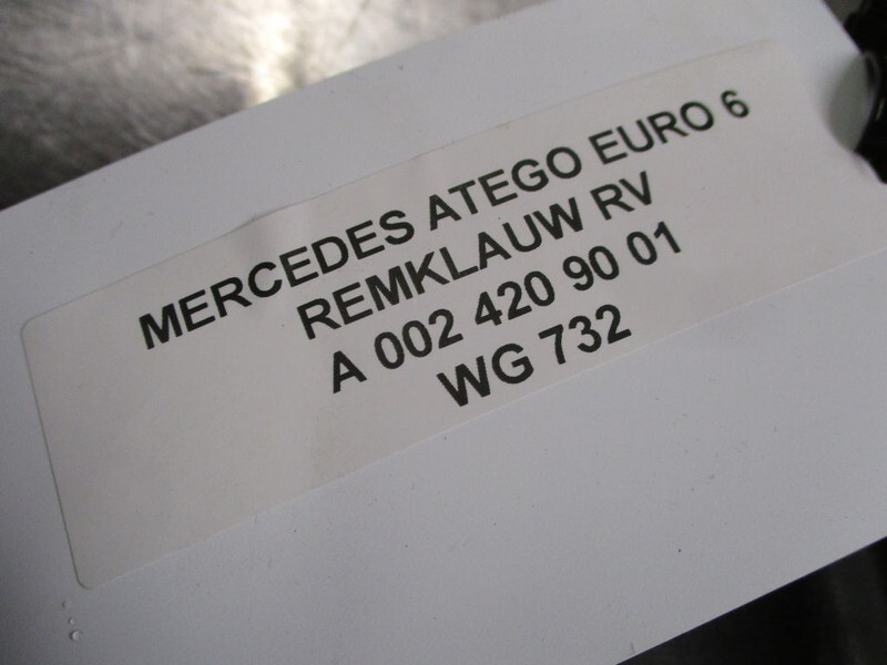 Mercedes-Benz A 002 420 90 01 // 17 01 REMKLAUW RV VOOR EN ACHTER ATEGO EURO 6 - Féknyereg - Teherautó: 4 kép. Mercedes-Benz A 002 420 90 01 // 17 01 REMKLAUW RV VOOR EN ACHTER ATEGO EURO 6 - Féknyereg - Teherautó: 4 kép.
