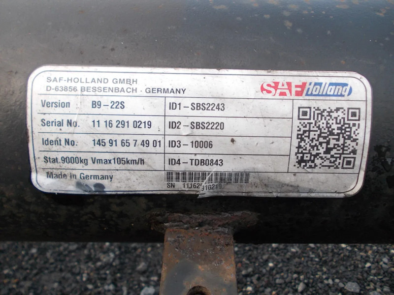 SAF B9-22S // SBS2243 // TDB0843 OPLEGGER AS MODEL 2018 - Tengely és alkatrészek - Teherautó: 5 kép. SAF B9-22S // SBS2243 // TDB0843 OPLEGGER AS MODEL 2018 - Tengely és alkatrészek - Teherautó: 5 kép.