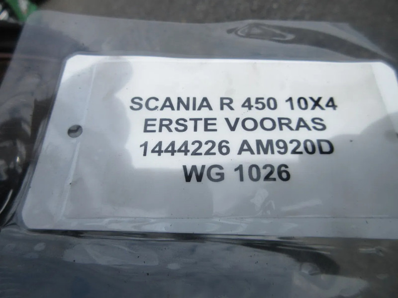 Scania 1444226 AM 920 D VOOR AS SCANIA R 450 8X4 EURO 6 - Első tengely - Teherautó: 5 kép. Scania 1444226 AM 920 D VOOR AS SCANIA R 450 8X4 EURO 6 - Első tengely - Teherautó: 5 kép.