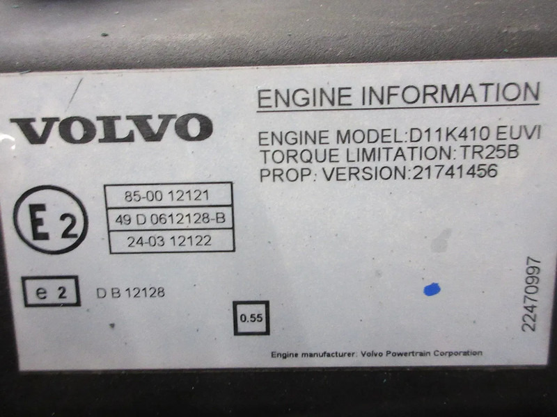 Volvo 22649057 // 21741456 // 85008113 // 85002113 VOLVO FM 450 EURO 6 MODEL 2018 - Motor - Teherautó: 5 kép. Volvo 22649057 // 21741456 // 85008113 // 85002113 VOLVO FM 450 EURO 6 MODEL 2018 - Motor - Teherautó: 5 kép.