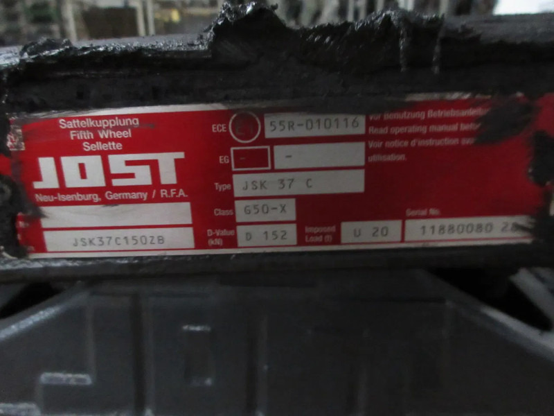 Jost 1353631JSK 37 C // G50-X D 152 1353631 KOPPELSCHOTEL SCANIA S 450 EURO 6 NGS - Nyereg - Teherautó: 3 kép. Jost 1353631JSK 37 C // G50-X D 152 1353631 KOPPELSCHOTEL SCANIA S 450 EURO 6 NGS - Nyereg - Teherautó: 3 kép.