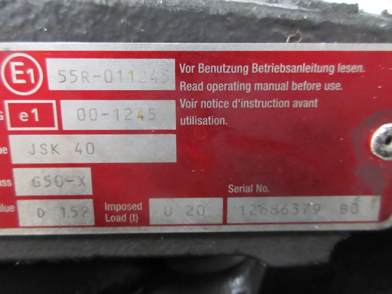 Jost JOST JSK 40 D 152 G50-X RENAULT T 520 JOST JSK 40 D 152 G50-X RENAULT T 520 MODEL 2018 EURO 6 - Nyereg - Teherautó: 5 kép. Jost JOST JSK 40 D 152 G50-X RENAULT T 520 JOST JSK 40 D 152 G50-X RENAULT T 520 MODEL 2018 EURO 6 - Nyereg - Teherautó: 5 kép.