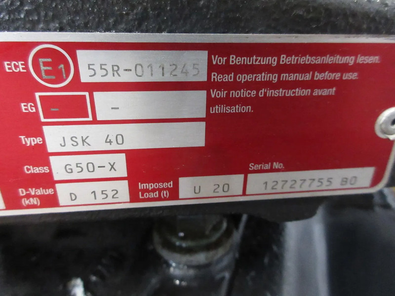 Jost JSK 40 G50-X D 152 JSK 40 G50-X D 152 KOMT VAN MAN 18.420 EURO 6 MODEL 2021 - Nyereg - Teherautó: 5 kép. Jost JSK 40 G50-X D 152 JSK 40 G50-X D 152 KOMT VAN MAN 18.420 EURO 6 MODEL 2021 - Nyereg - Teherautó: 5 kép.