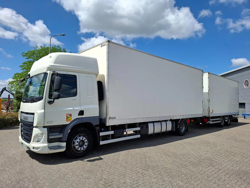 DAF CF 330 / VOLUME COMBI / THROUGH-LOADING SYSTEM / TUV:08-01-2026 / DEB / AIRCO / MANUAL / EURO-6 / 2016 - Dobozos felépítményű teherautó: 1 kép. DAF CF 330 / VOLUME COMBI / THROUGH-LOADING SYSTEM / TUV:08-01-2026 / DEB / AIRCO / MANUAL / EURO-6 / 2016 - Dobozos felépítményű teherautó: 1 kép.