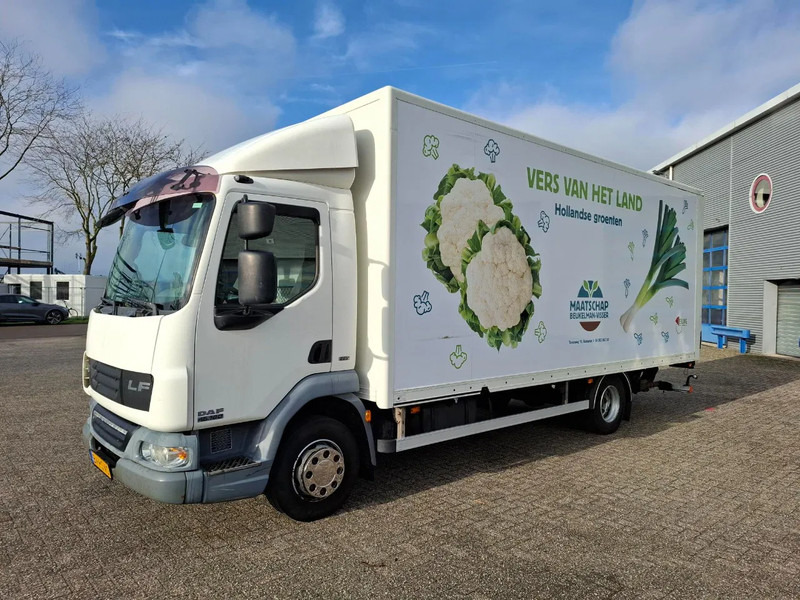 DAF LF 45.160 / NL TRUCK / TUV:08-09-2026 / ONLY:563366 KM / PLATFORM 1500 KG / SIDE DOOR / AUTOMATIC / EURO-5 / 2008 - Dobozos felépítményű teherautó: 1 kép. DAF LF 45.160 / NL TRUCK / TUV:08-09-2026 / ONLY:563366 KM / PLATFORM 1500 KG / SIDE DOOR / AUTOMATIC / EURO-5 / 2008 - Dobozos felépítményű teherautó: 1 kép.