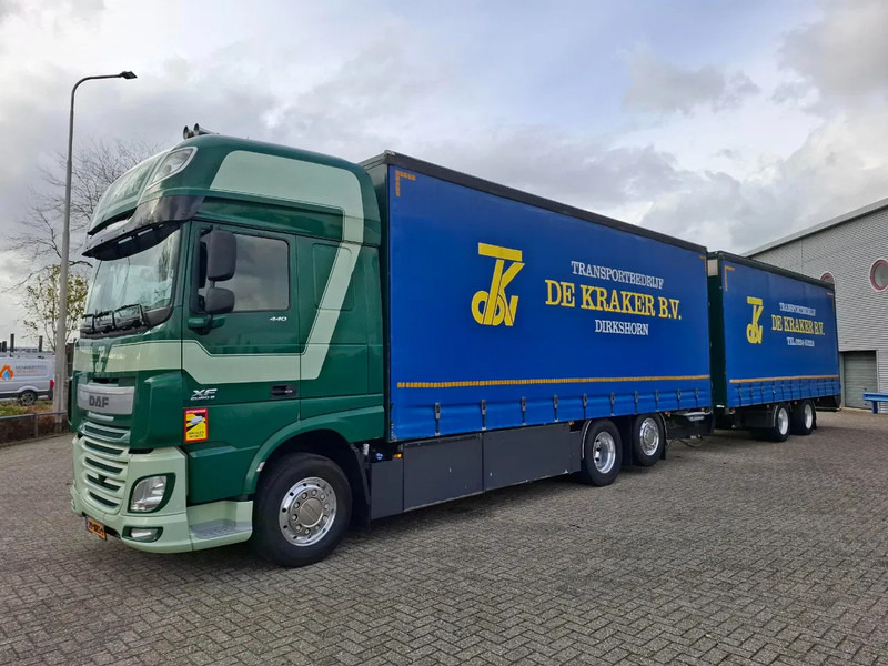 DAF XF106-440 / NL COMBI / TUV:21-10-2026 / ONLY:889634 KM / PARKCOOL / GEN2 V2 / PLATFORM 2 TON / NAVI / LWDS / EURO-6 / 2016 - Ponyvás teherautó: 1 kép. DAF XF106-440 / NL COMBI / TUV:21-10-2026 / ONLY:889634 KM / PARKCOOL / GEN2 V2 / PLATFORM 2 TON / NAVI / LWDS / EURO-6 / 2016 - Ponyvás teherautó: 1 kép.