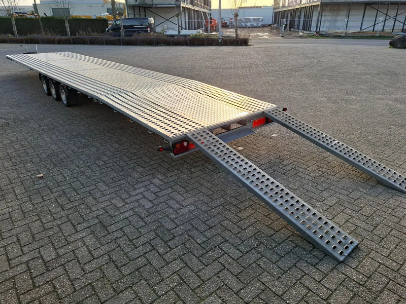 Niewiadow BR3 / 3X AL-KO 1200KG AXLES / 2XRAMP / GALVANIZED / CAR TRANSPORTER / NEW!!! / INCL LOCK / 2025 - Pótkocsi autószállító: 4 kép. Niewiadow BR3 / 3X AL-KO 1200KG AXLES / 2XRAMP / GALVANIZED / CAR TRANSPORTER / NEW!!! / INCL LOCK / 2025 - Pótkocsi autószállító: 4 kép.