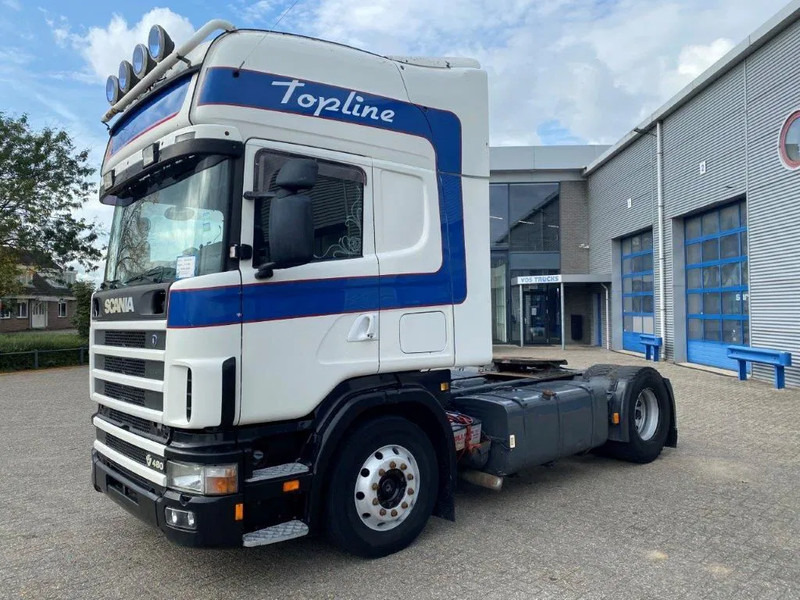 Scania 164-480 / RETARDER / TOPLINE / AUTOMATIC / EURO-3 / 2000 - Nyergesvontató: 1 kép. Scania 164-480 / RETARDER / TOPLINE / AUTOMATIC / EURO-3 / 2000 - Nyergesvontató: 1 kép.