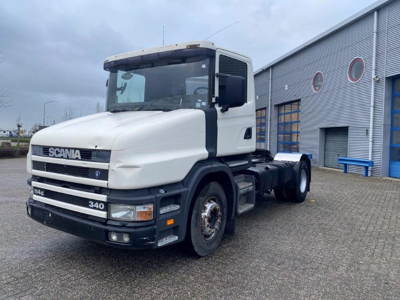 Scania T114-340 / ONLY:207529 KM / GOOD CONDITION / OLD TACHO / MANUAL / EURO-2 / 1998 - Nyergesvontató: 1 kép. Scania T114-340 / ONLY:207529 KM / GOOD CONDITION / OLD TACHO / MANUAL / EURO-2 / 1998 - Nyergesvontató: 1 kép.