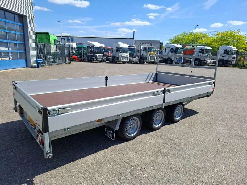 Pótkocsi Proline P302 / PLATEAU AANHANGER / KNOTT AXLES / LOAD CAPACITY:3650KG / TOP CONDITION / 2023: 12 kép.