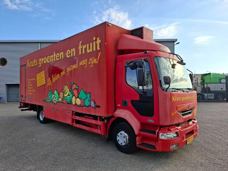 Renault Midlum 220DCI / NL TRUCK / TUV: 08-03-2026 / ONLY:154350KM / PLATFORM 2000 KG / SIDE DOOR / OLD TACHO / MANUAL / EURO-3 / 2003 - Dobozos felépítményű teherautó: 2 kép. Renault Midlum 220DCI / NL TRUCK / TUV: 08-03-2026 / ONLY:154350KM / PLATFORM 2000 KG / SIDE DOOR / OLD TACHO / MANUAL / EURO-3 / 2003 - Dobozos felépítményű teherautó: 2 kép.