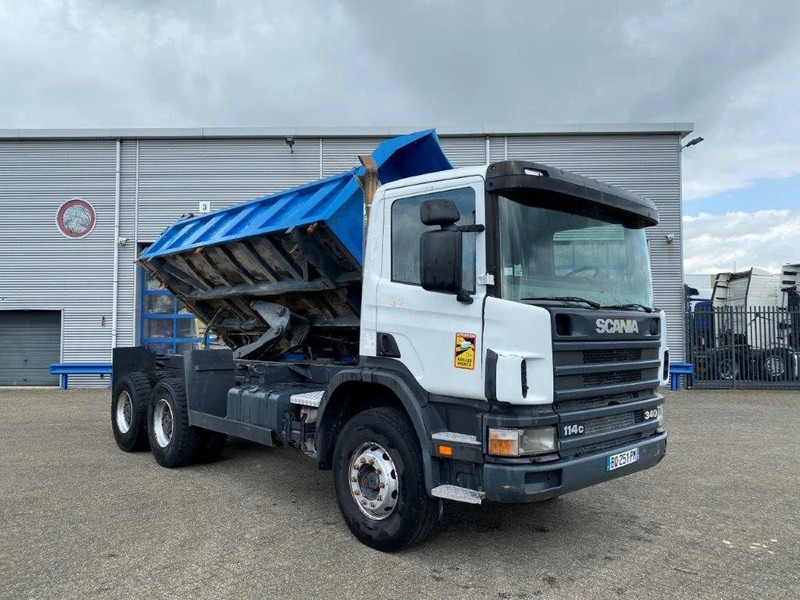 Billenőplatós teherautó Scania 114-340 / 6X4 / BIG AXLE / FULL-STEEL / TIPPER / TUV:07-02-2025 / MANUAL / 1999: 6 kép.