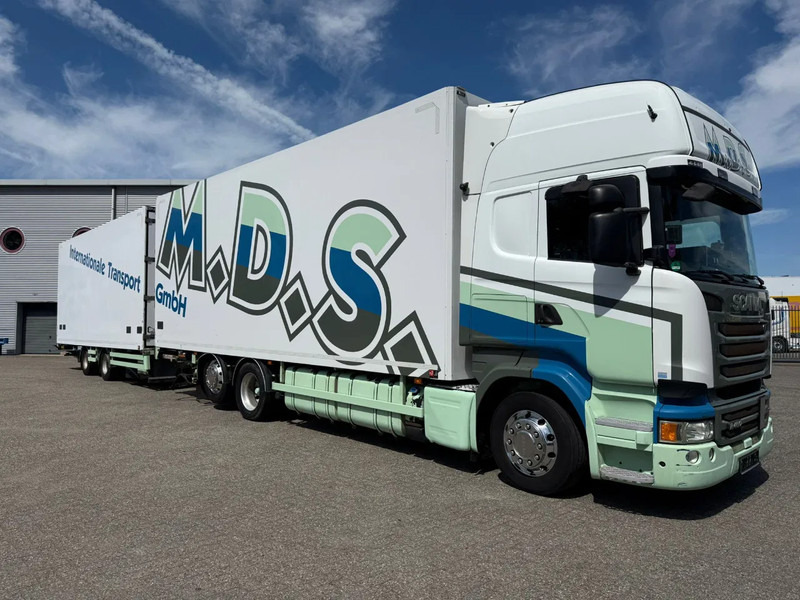 Scania R450 / RETARDER / ISOLATED GERMAN FLOWER COMBI / THROUGH-LOADING SYSTEM / SMART TACHO / 2XPLATFORM / LIFT+LENKACHSE / LWDS / EUR - Hűtős teherautó: 2 kép. Scania R450 / RETARDER / ISOLATED GERMAN FLOWER COMBI / THROUGH-LOADING SYSTEM / SMART TACHO / 2XPLATFORM / LIFT+LENKACHSE / LWDS / EUR - Hűtős teherautó: 2 kép.