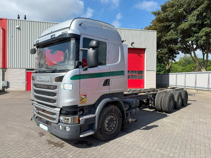 Scania R490 / 8X4 / ENGINE RUNNING / RETARDER / 9 TON FRONT AXLE / LIFT+LENKACHSE / AUTOMATIC / EURO-6 / 2017 - Alvaz teherautó: 1 kép. Scania R490 / 8X4 / ENGINE RUNNING / RETARDER / 9 TON FRONT AXLE / LIFT+LENKACHSE / AUTOMATIC / EURO-6 / 2017 - Alvaz teherautó: 1 kép.