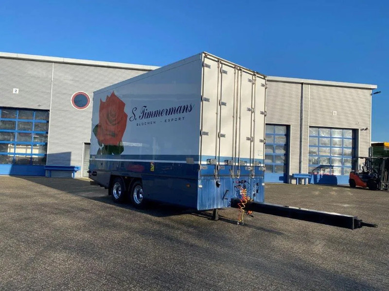 Tracon UDEN TM.180 / NL TRAILER / THROUGH-LOADING SYSTEM / ISOLATED / ALCOA / PLATFORM 2000 KG / 2003 - Pótkocsi hűtős: 2 kép. Tracon UDEN TM.180 / NL TRAILER / THROUGH-LOADING SYSTEM / ISOLATED / ALCOA / PLATFORM 2000 KG / 2003 - Pótkocsi hűtős: 2 kép.