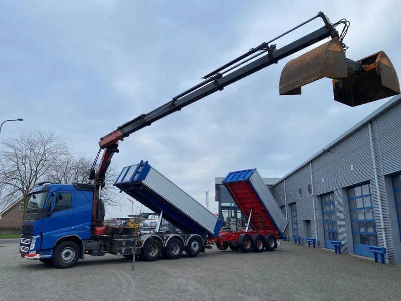 Volvo FH4-500 / HMF 3220K-RC / REMOTE / ROTATOR / 3SIDE TIPPER / DYNAMIC STEERING / ONLY:302623 KM / AUTOMATIC / EURO-6 / 2017 - Darus autó: 1 kép. Volvo FH4-500 / HMF 3220K-RC / REMOTE / ROTATOR / 3SIDE TIPPER / DYNAMIC STEERING / ONLY:302623 KM / AUTOMATIC / EURO-6 / 2017 - Darus autó: 1 kép.