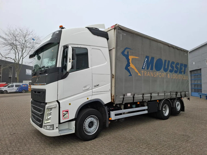Volvo FH4-500 / I-PARKCOOL / LIFT+LENKACHSE / SMART TACHO / CURTAIN SAILS / AUTOMATIC / EURO-6 / 2016 - Ponyvás teherautó: 1 kép. Volvo FH4-500 / I-PARKCOOL / LIFT+LENKACHSE / SMART TACHO / CURTAIN SAILS / AUTOMATIC / EURO-6 / 2016 - Ponyvás teherautó: 1 kép.