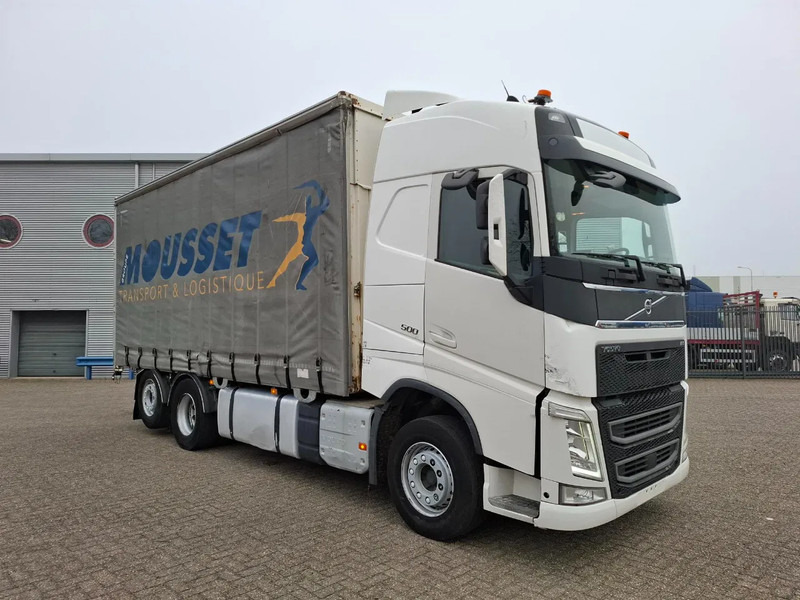 Volvo FH4-500 / I-PARKCOOL / LIFT+LENKACHSE / SMART TACHO / CURTAIN SAILS / AUTOMATIC / EURO-6 / 2016 - Ponyvás teherautó: 2 kép. Volvo FH4-500 / I-PARKCOOL / LIFT+LENKACHSE / SMART TACHO / CURTAIN SAILS / AUTOMATIC / EURO-6 / 2016 - Ponyvás teherautó: 2 kép.