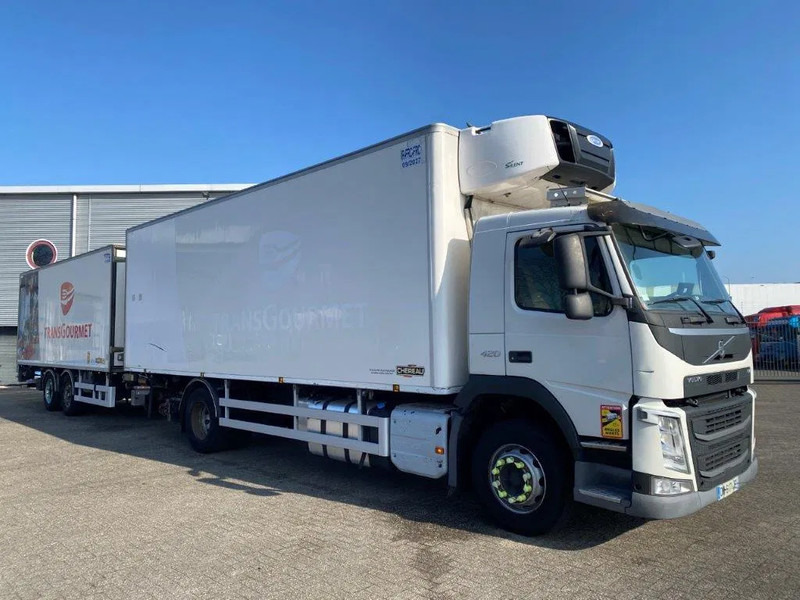 Volvo FM4-420 / COMPLETE COOL+FREEZE COMBI / CHEREAU / THROUGH-LOADING SYSTEM / 2XPLATFORM DHOLLANDIA / FREEZING LOCK / AUTOMATIC / EU - Hűtős teherautó: 2 kép. Volvo FM4-420 / COMPLETE COOL+FREEZE COMBI / CHEREAU / THROUGH-LOADING SYSTEM / 2XPLATFORM DHOLLANDIA / FREEZING LOCK / AUTOMATIC / EU - Hűtős teherautó: 2 kép.
