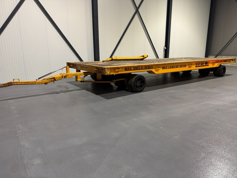Buiscar Industrial Drawbar Trailer 60 Tons 4-8 - Platós pótkocsi: 1 kép. Buiscar Industrial Drawbar Trailer 60 Tons 4-8 - Platós pótkocsi: 1 kép.