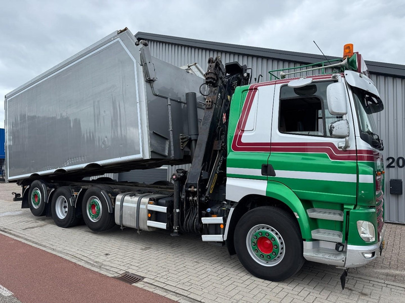 DAF CF530 8x2 Palfinger Epsilon, Alu Kipper - Billenőplatós teherautó, Darus autó: 1 kép. DAF CF530 8x2 Palfinger Epsilon, Alu Kipper - Billenőplatós teherautó, Darus autó: 1 kép.