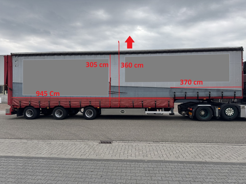 Jumbo Semi-lowloader, expandable and increaseable, Ramps 510 cm - Félpótkocsi mélybölcsős: 2 kép. Jumbo Semi-lowloader, expandable and increaseable, Ramps 510 cm - Félpótkocsi mélybölcsős: 2 kép.
