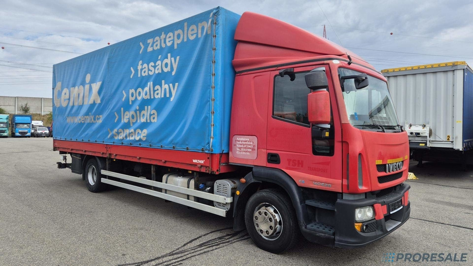 IVECO EUROCARGO ML 140E28 EURO 5 - valník s plachtou + hydraulické čelo 1,5 t - Ponyvás teherautó: 1 kép. IVECO EUROCARGO ML 140E28 EURO 5 - valník s plachtou + hydraulické čelo 1,5 t - Ponyvás teherautó: 1 kép.