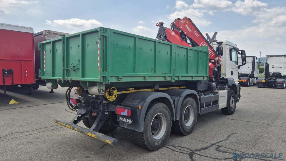 MAN TGS 480 6x4 EURO 6 / EVERLIFT kontejner + hydraulická ruka FASSI F255A.2.26 - Platós teherautó, Darus autó: 3 kép. MAN TGS 480 6x4 EURO 6 / EVERLIFT kontejner + hydraulická ruka FASSI F255A.2.26 - Platós teherautó, Darus autó: 3 kép.