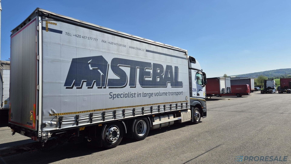MERCEDES-BENZ ACTROS 2542 6X2 EURO 6 velkoobjemová souprava - prodejné jen s přívěsem PANAV P0465Z - cena je za celou soupravu - Ponyvás teherautó: 4 kép. MERCEDES-BENZ ACTROS 2542 6X2 EURO 6 velkoobjemová souprava - prodejné jen s přívěsem PANAV P0465Z - cena je za celou soupravu - Ponyvás teherautó: 4 kép.