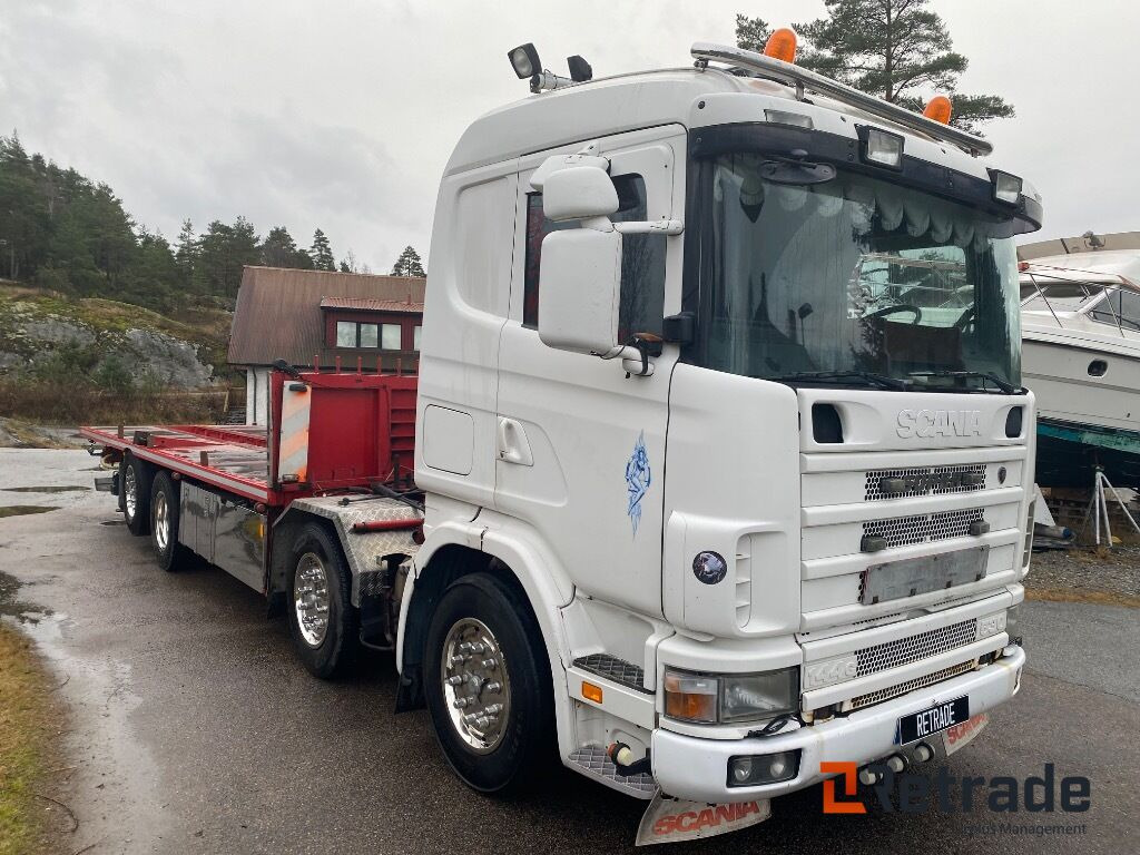 Chassi/Bodbil Scania 144G 530 V8 utan kran - Platós teherautó: 3 kép. Chassi/Bodbil Scania 144G 530 V8 utan kran - Platós teherautó: 3 kép.
