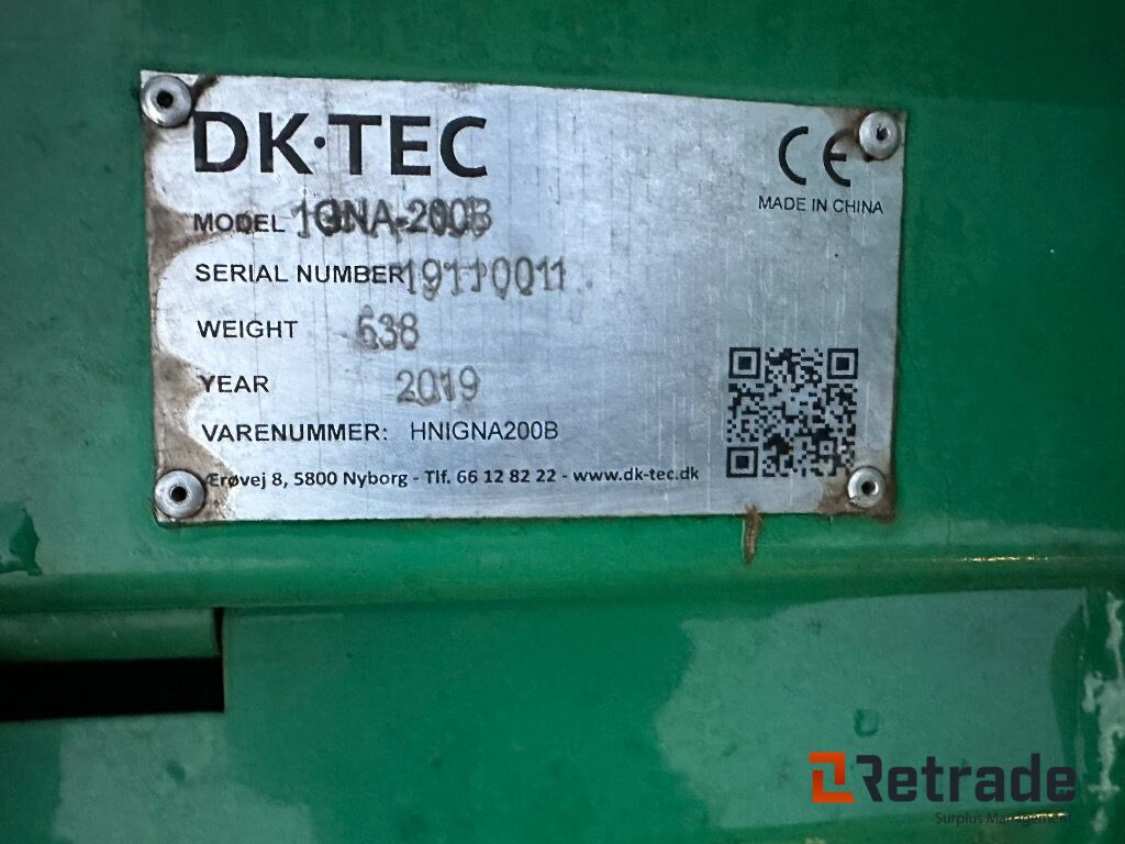 DK - tec 200B Slagleklipper - Szárzúzó: 2 kép. DK - tec 200B Slagleklipper - Szárzúzó: 2 kép.