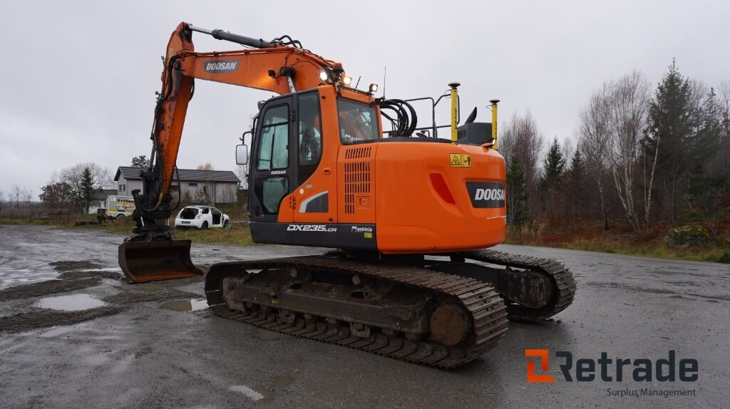 Grävmaskin Doosan DX 235 LCR -5 GPS 3D Moba - Lánctalpas kotró: 3 kép. Grävmaskin Doosan DX 235 LCR -5 GPS 3D Moba - Lánctalpas kotró: 3 kép.