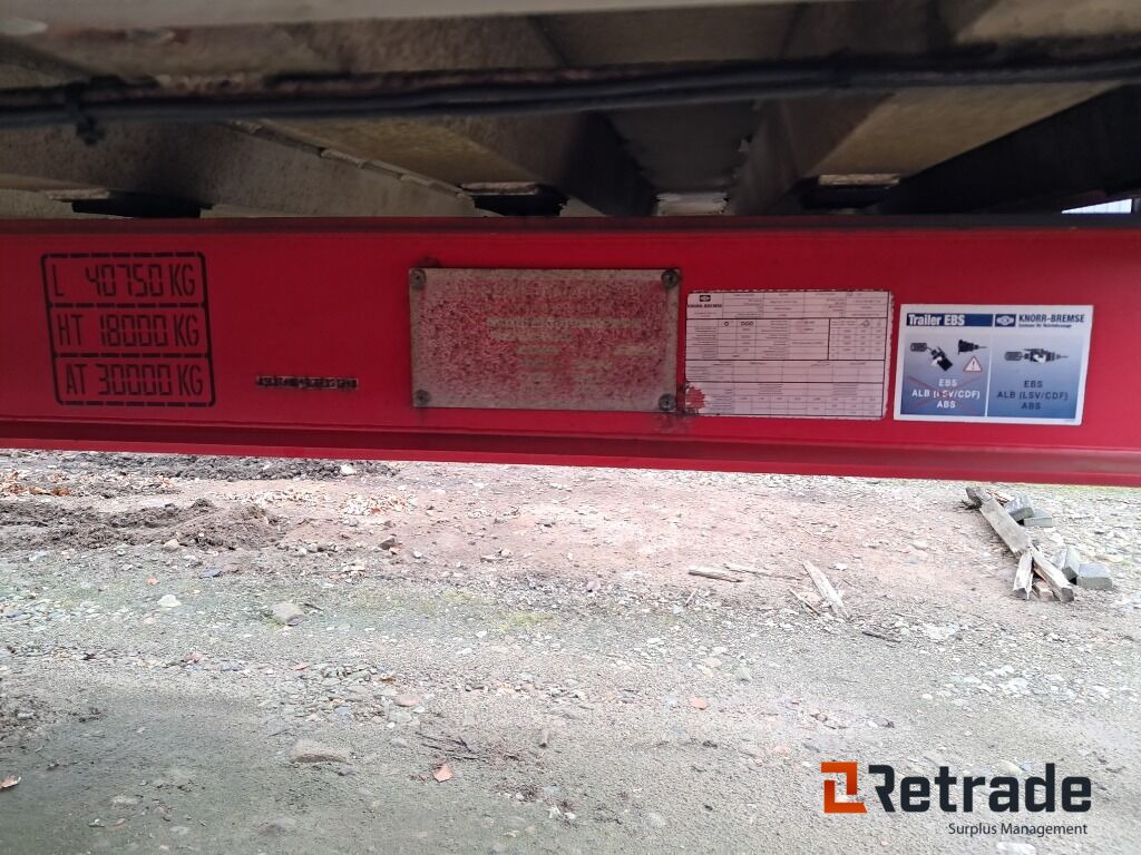 Félpótkocsi billenőplatós Kel-Berg Tipsættevogn 60m3 4 akslet: 31 kép.